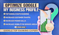 do gmb profile optimization on google maps with local SEO gmb ranking citations