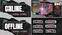 design twitch logo, twitch overlay, kick, animated stream overlay, screen