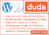 duplicate your current website on duda with blog post