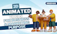 create animated explainer video or 2d animation marketing commercial video