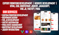 be your frontend development, HTML, CSS, bootstrap, jquery, javascript, vue js