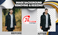professionally background remove and image resizing