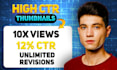 create youtube thumbnail design