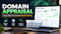 appraise your domain name using market and sales data