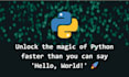 write, edit, review, fix and teach python code