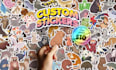 create custom sticker illustration