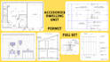 create an architecture drawing for an adu