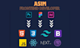 be your front end web developer using HTML, CSS, react js, next js, angular