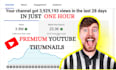 design catchy youtube thumbnail within 3 hours