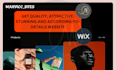 create  wix website, wix seo, wix redesign, be your website expert