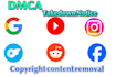 delete negative defaming harmful content or article online piracy
