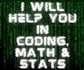 help you in coding, math and stats