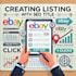 create new listings on ebay USA, UK, and australia stores