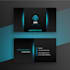 create a professional, modern, and luxury business card design