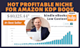 find hot profitable niche for amazon KDP book