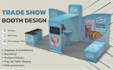 design trade show booth and backdrop