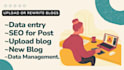 do perfect data entry, web research and copy paste