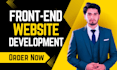 be your react front end web developer using HTML, CSS, tailwind css and reactjs