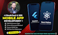 do mobile app development for ios android using flutter and react native