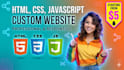 design HTML CSS, js and bootstrap responsive website for you