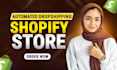 build automated shopify store , dropshipping store or shopify website