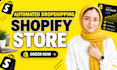 build automated shopify store design, dropshipping store, shopify website