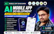 develop ai mobile app, flutter app, ios android app and ai chatbot