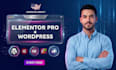 design and develop a wordpress website with elementor pro