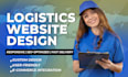 create logistics website with tracking system