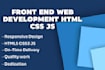do website using HTML CSS js