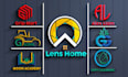do modern unique 3d professional logo design