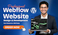 design or develop webflow website, figma to webflow, webflow expert