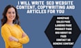 write  precise SEO website content and copywriting