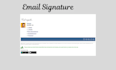 create modern and clickable HTML email signatures