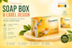 custom design and redesign soap, cosmetics packaging, wraps, labels