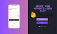 create firebase authentication with login and registration pages in flutter