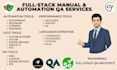 provide qa testing and automation with playwright, cypress