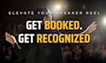 edit your speaker reel, showreel, sizzle demo reel, highlight video editing