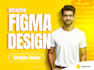 do attractive figma website design, figma landing page website UI UX