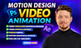 edit any after effects template or make a custom animation