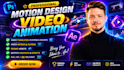 edit any after effects template or make a custom animation