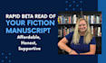 rapidly beta read your fiction manuscript