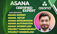 setup an asana workspace, automations, asana project manager , virtual assistant