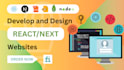 develop responsive and functional websites using react