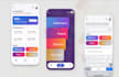 design mobile and web app UI UX and landing pages in figma