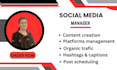 be your social media marketing manager