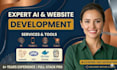 be ai mobile app, ai website, full stack website development