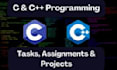do c and cpp programming projects and assignments