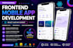 design modern mobile app frontend with react native UI