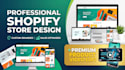 design, redesign shopify droshipping store and edit products